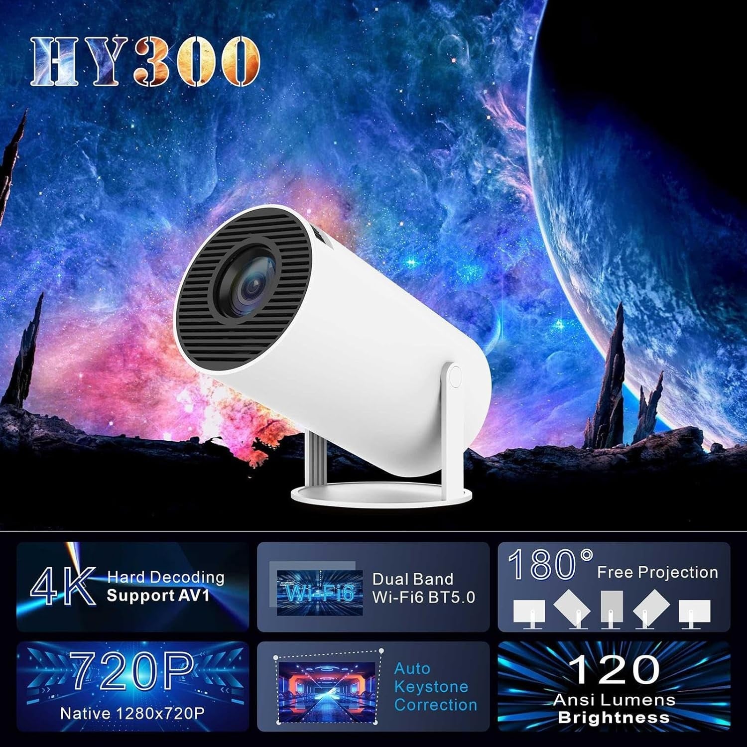 Proyector HY300PRO